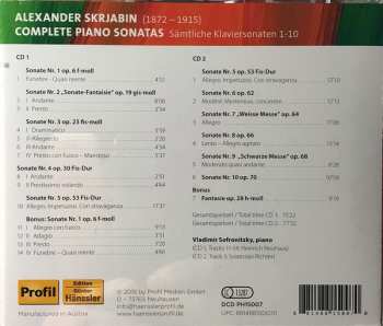 2CD Alexander Scriabine: Complete Piano Sonatas 118746