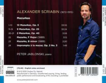 CD Alexander Scriabine: Mazurkas 336781