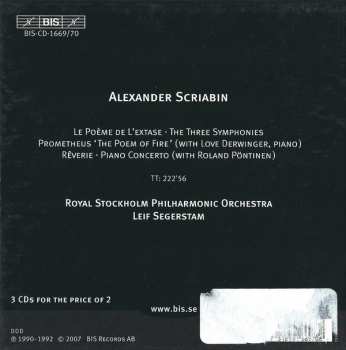 3CD Alexander Scriabine: Orchestral Works 119538