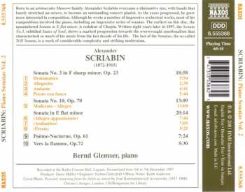 CD Alexander Scriabine: Piano Sonatas Vol. 2 - Nos. 3 & 10 • Sonata In E Flat Minor 313832