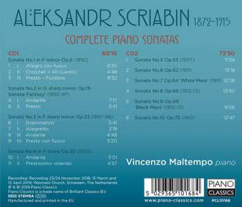 2CD Alexander Scriabine: Scriabin: Complete Piano Sonatas 335478