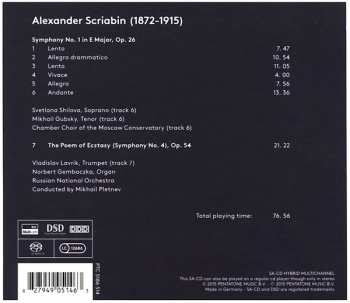 SACD Alexander Scriabine: Symphony No. 1 / The Poem Of Ecstasy 294999