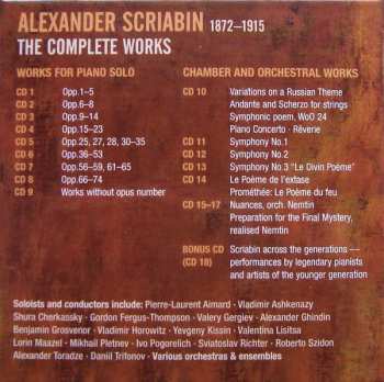18CD/Box Set Alexander Scriabine: The Complete Works 193078