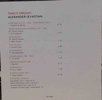 CD Alexander Sevastian: Tango Dreams 535304