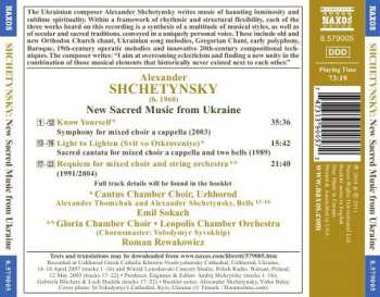 CD Alexander Shchetynsky: Sacred Music From Ukraine 303450