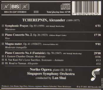 CD Alexander Tcherepnin: Piano Concertos Nos. 2 & 4, Symphonic Prayer, Magna Mater 315205