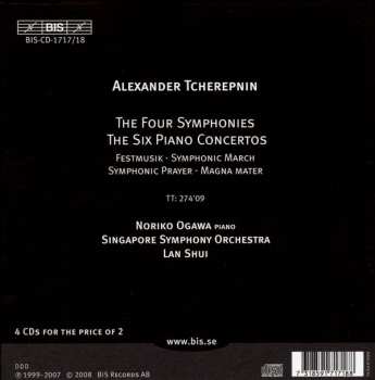 4CD/Box Set Alexander Tcherepnin: The Symphonies And Piano Concertos 153542