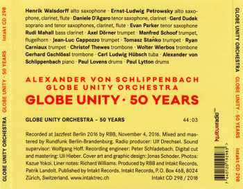 CD Alexander von Schlippenbach: Globe Unity • 50 Years 101545