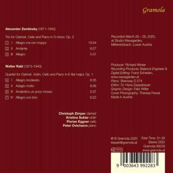 CD Alexander Von Zemlinsky: Alexander Zemlinsky; Walter Rabl 475380