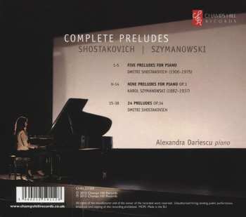 CD Alexandra Dariescu: Complete Preludes, Vol. 2  458632