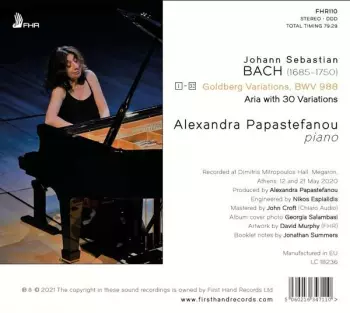 Alexandra Papastefanou: Goldberg-variationen Bwv 988