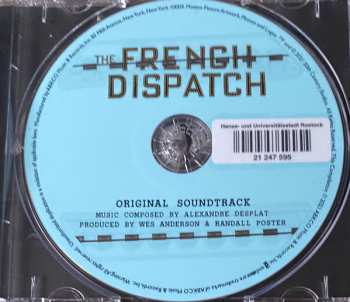 CD Alexandre Desplat: The French Dispatch (Original Soundtrack) 416860