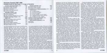 CD Alexandre Tansman: Complete Works For Solo Guitar Vol. 2 280124