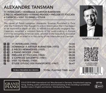 CD Alexandre Tansman: Piano Music 280345
