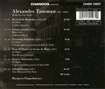 CD Alexandre Tansman: Piano Works 318106