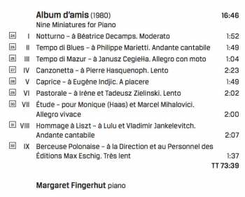 CD Alexandre Tansman: Piano Works 318106