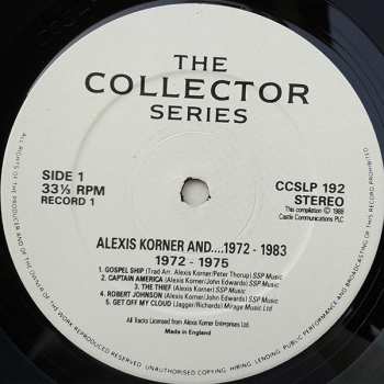 2LP Alexis Korner: Alexis Korner And... 1972 - 1983 430916