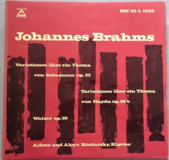 Album Alfons & Aloys Kontarsky: Variationen OP. 23; 56b / Walzer OP. 39