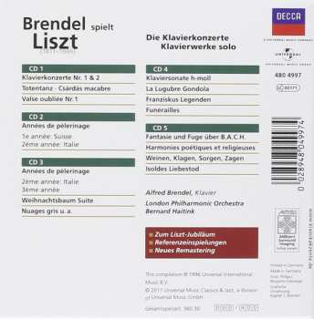 5CD Alfred Brendel: Brendel spielt Liszt 345211