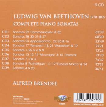 9CD Alfred Brendel: Beethoven - Complete Piano Sonatas 425237