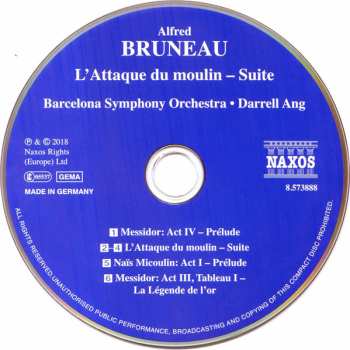 CD Alfred Bruneau: L'Attaque Du Moulin — Suite 324544
