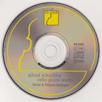 CD Alfred Schnittke: Cello Piano Works 336547