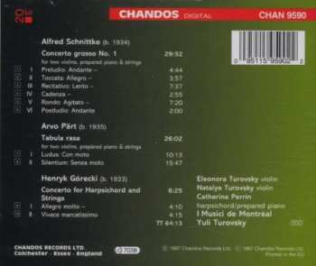 CD Alfred Schnittke: Concerto Grosso No. 1 / Tabula Rasa / Harpsichord Concerto 153166