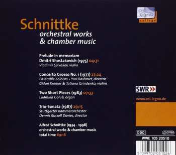 CD Alfred Schnittke: Orchestral Works & Chamber Music 114504