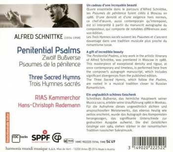 CD Alfred Schnittke: Penitential Psalms 421459