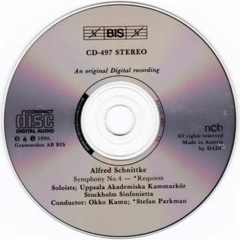 CD Alfred Schnittke: Symphony No. 4; Requiem 520669