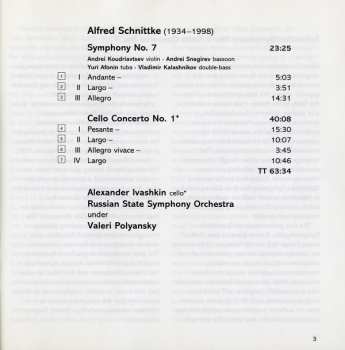 CD Alfred Schnittke: Symphony No. 7 / Cello Concerto No. 1 297938