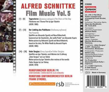 CD Alfred Schnittke: Tagessterne / Der Liebling Des Publikums / Vater Sergius 116086