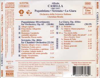 CD Alfredo Casella: Paganiniana: Divertimento For Orchestra / Serenata / La Giara 318193