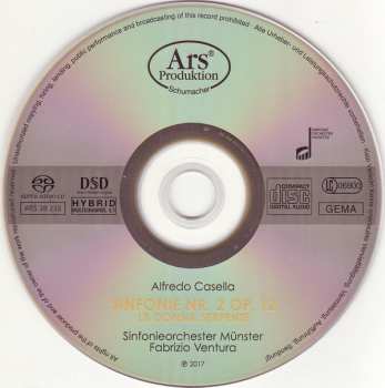 SACD Alfredo Casella: Sinfonie Nr. 2, La Donna Serpente 304709