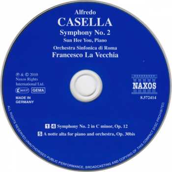 CD Alfredo Casella: Symphony No. 2 /  340816