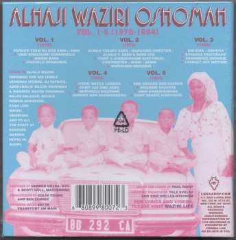 5CD/Box Set Waziri Oshomah: Vol. 1-5 (1978-1984) LTD 500227