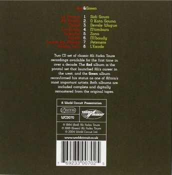 2CD Ali Farka Touré: Red&Green 149033