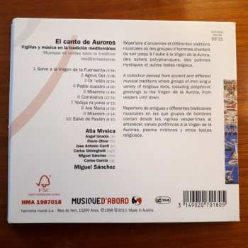 CD Alia Mvsica: El Canto de Auroros 227606