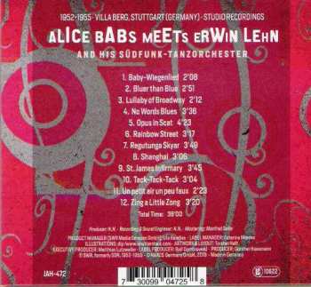 CD Alice Babs: Alice Babs Meets Erwin Lehn And His Südfunk-Tanzorchester