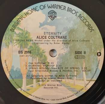 LP Alice Coltrane: Eternity