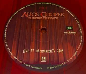 2LP/DVD Alice Cooper: Theatre Of Death - Live At Hammersmith 2009 CLR | LTD 525570