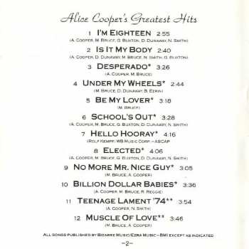 CD Alice Cooper: Alice Cooper's Greatest Hits
