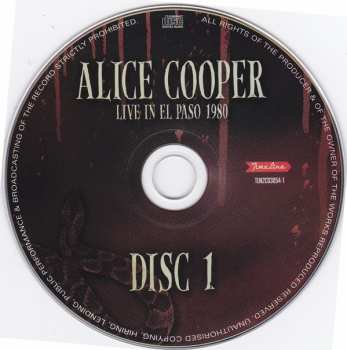 2CD Alice Cooper: Live In El Paso 1980 422269