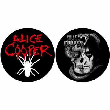 Merch Alice Cooper: Slipmat Set Spider/skull