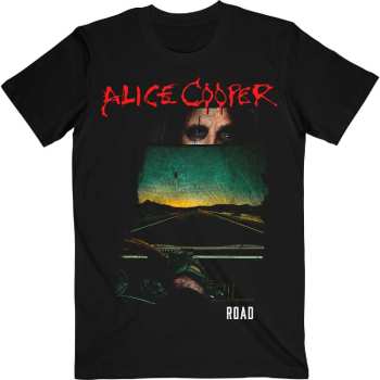 Merch Alice Cooper: Alice Cooper Unisex T-shirt: Road Cover Tracklist (back Print) (large) L