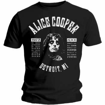 Merch Alice Cooper: Tričko School's Out Lyrics  L