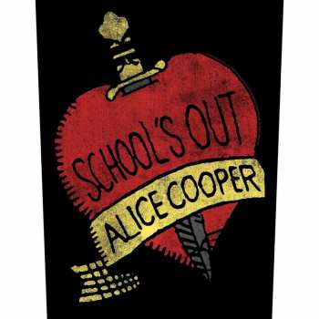 Merch Alice Cooper: Zádová Nášivka School's Out