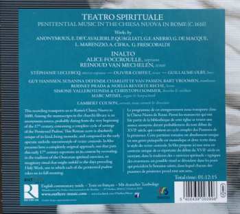 CD Alice Foccroulle: Teatro Spirituale (Rome, C. 1610) 321563