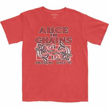 Merch Alice In Chains: Alice In Chains Unisex T-shirt: Totem Fish (large) L