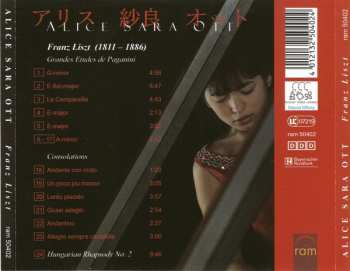 CD Alice Sara Ott: Grandes Etudes De Paganini / Consolations / Hungarian Rhapsody No. 2 192003